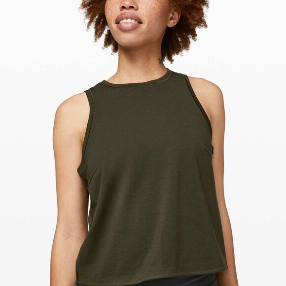 Lululemon Minimal Tank Dark Olive Size M - Picture 6 of 7